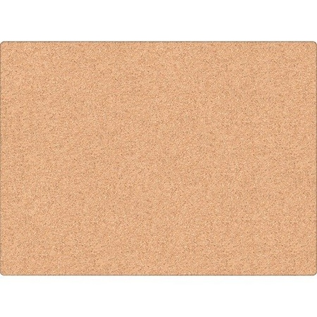 U Brands Cork Board, Canvas, Frameless, 24inx7/10inx18in, Natural UBR2873U0001